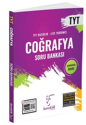 TYT Coğrafya Soru Bankası Karekök Eğitim Yayın 9786258419610