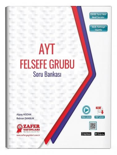 Zafer YKS AYT Felsefe Soru Bankası Zafer Yayınları 9786053874201