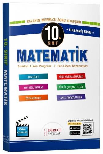 Derece Yayınları 10. Sınıf Matematik Modüler Set