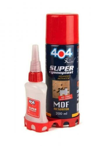 404 Mdf Hızlı Yapıştırıcı Set 200Ml+50Gr 1 Ad 8680697181033