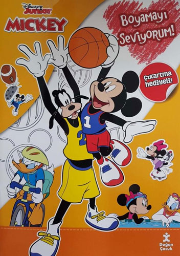 Disney Mickey - Boyamayı Seviyorum Doğan Çocuk 9786254168529