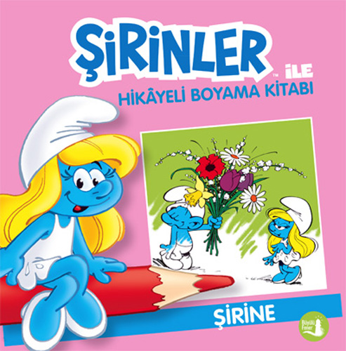 Şirinler ile Hikâyeli Boyama Kitabı - Şirine