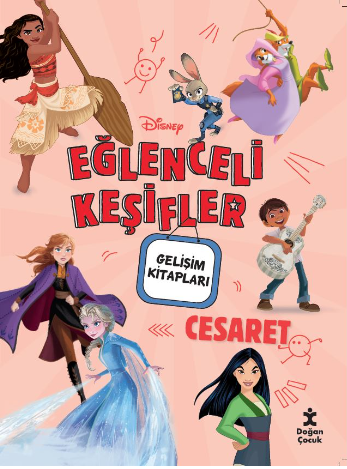 DISNEY EĞLENCELİ KEŞİFLER CESARET GELİŞİM KİTABI