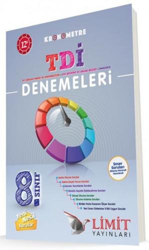 Limit Yayınları 8. Sınıf TDİ Kronometre 12 li Denemeleri